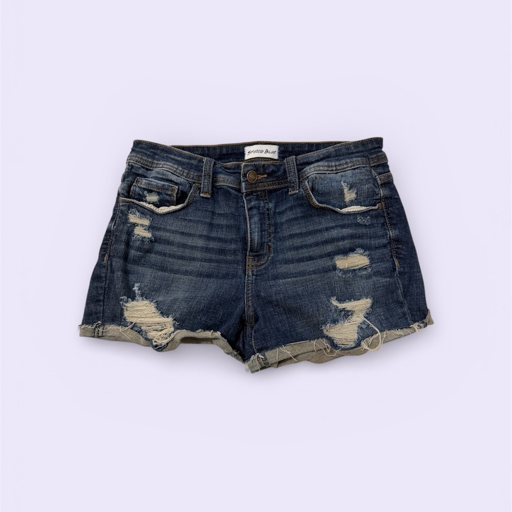 💙3/$20 Denim Distressed Women Shorts